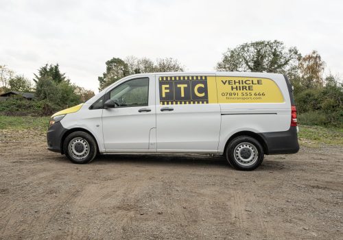 11A. + 14A. Mercedes Vito - Medium Panel Van - Side angle