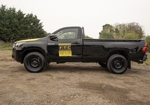 19A. 4x4 single cab pick ups side