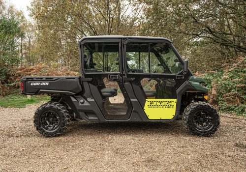 22A. Canam 6-Seater Traxtor Gator - side angle
