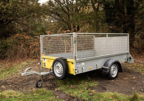 24A. Caged Trailer front side